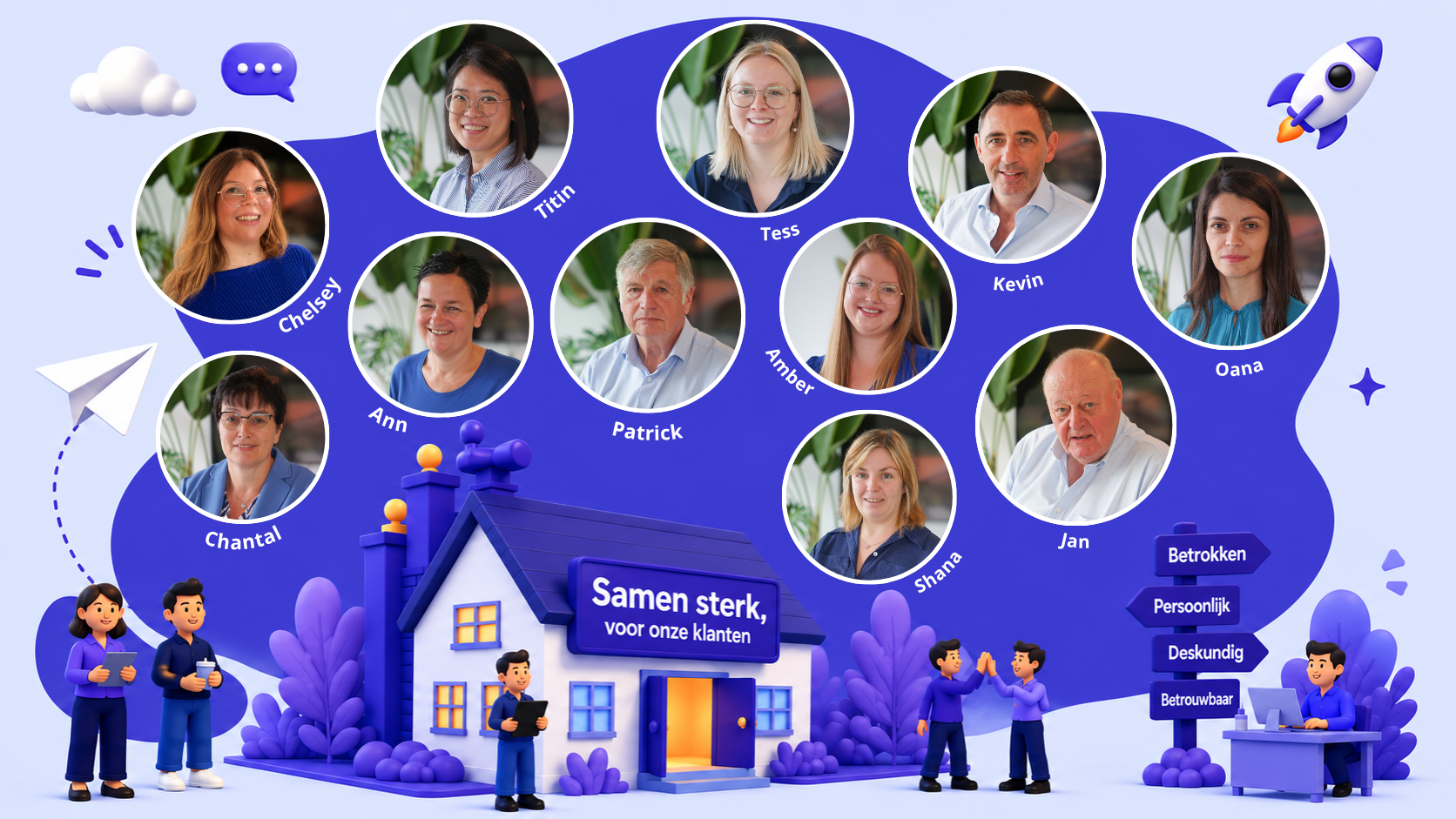 Het team van Reyns & De Paepe — Samen sterk, voor onze klanten